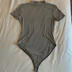 Striped bodysuit